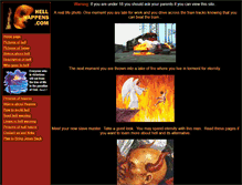 Tablet Screenshot of hellhappens.com